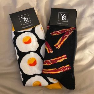 Pair of Egg Socks & Bacon Socks